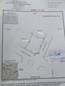 Terrain angle rue Godomey PK14