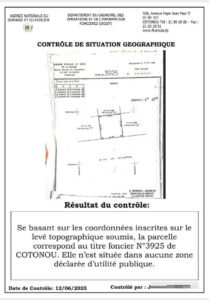 Terrain vue mer Akpakpa