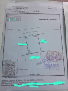 Parcelle Titrée à Vendre Fidjrossè