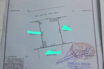 Parcelle Titrée à Vendre Fidjrossè